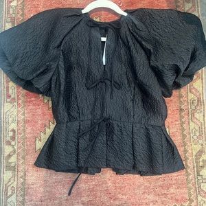 Antonio Melani x Courtney Grow Black Blouse